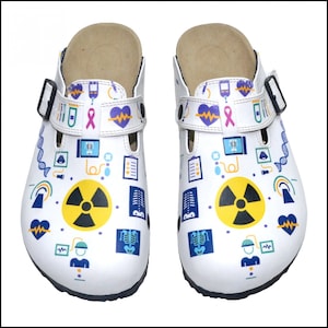 Radiology Themed Comfortable Women&#39;s Clogs, X-Ray Technician, Radiologist Gift