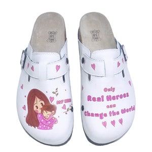 Das Beste Geschenk für Mütter, Für Mom Clogs, Damen Clogs, Anatomische Clogs, Mom Geschenk