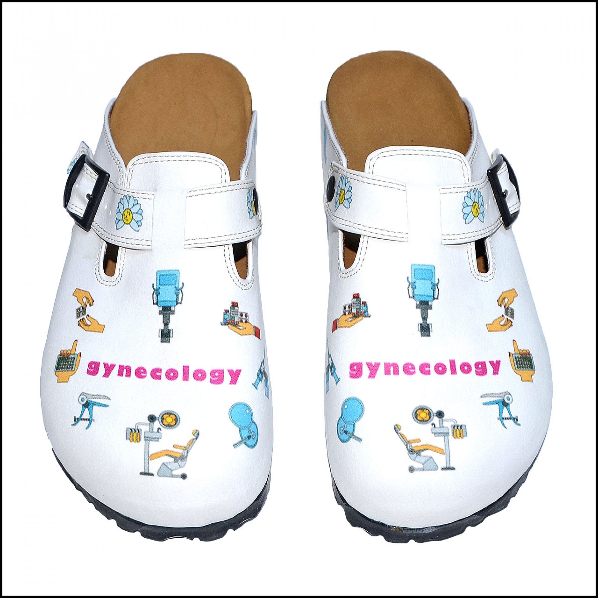 Zoccoli molto comodi realizzati per ginecologi, scarpe mediche, scarpe comode, anatomiche