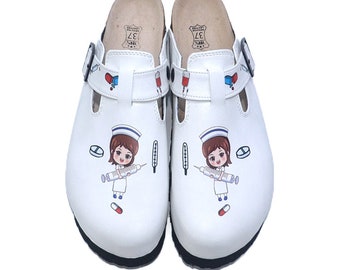 Nurse Clogs, Nursing Shoes, Nurse Practitioner Slippers, RN Clogs, CNA Gifts, Nurse Gift, Medical Clogs, Nurse Graduation