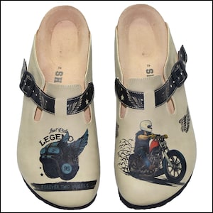 Mens Clogs, Motor Loving Valentine Gift, Husband Gifts