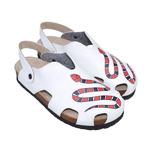 Snake Clogs, Comfortable Clogs for Snake-Loving Women