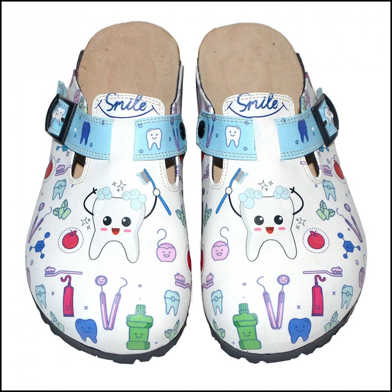 Tooth Shoes Dentist's Clogs Dental Gifts Dental Etsy