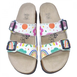 Summer Sandals, Women Sandals, Double Buckle Sandals, Beach Sandals, Anatomical Sandals, Comfortable Sandals