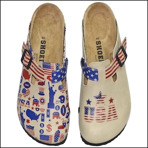 USA Clogs, Independence Day Gifts, American Women's Clogs