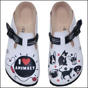 Zoccoli per amanti degli animali: comode scarpe veterinarie, regalo per tecnici veterinari