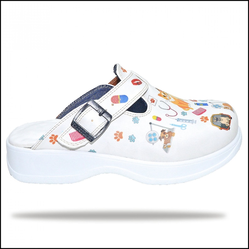 Vet Shoes Veterinarian Clogs Veterinary Vet Tech Cat and Etsy