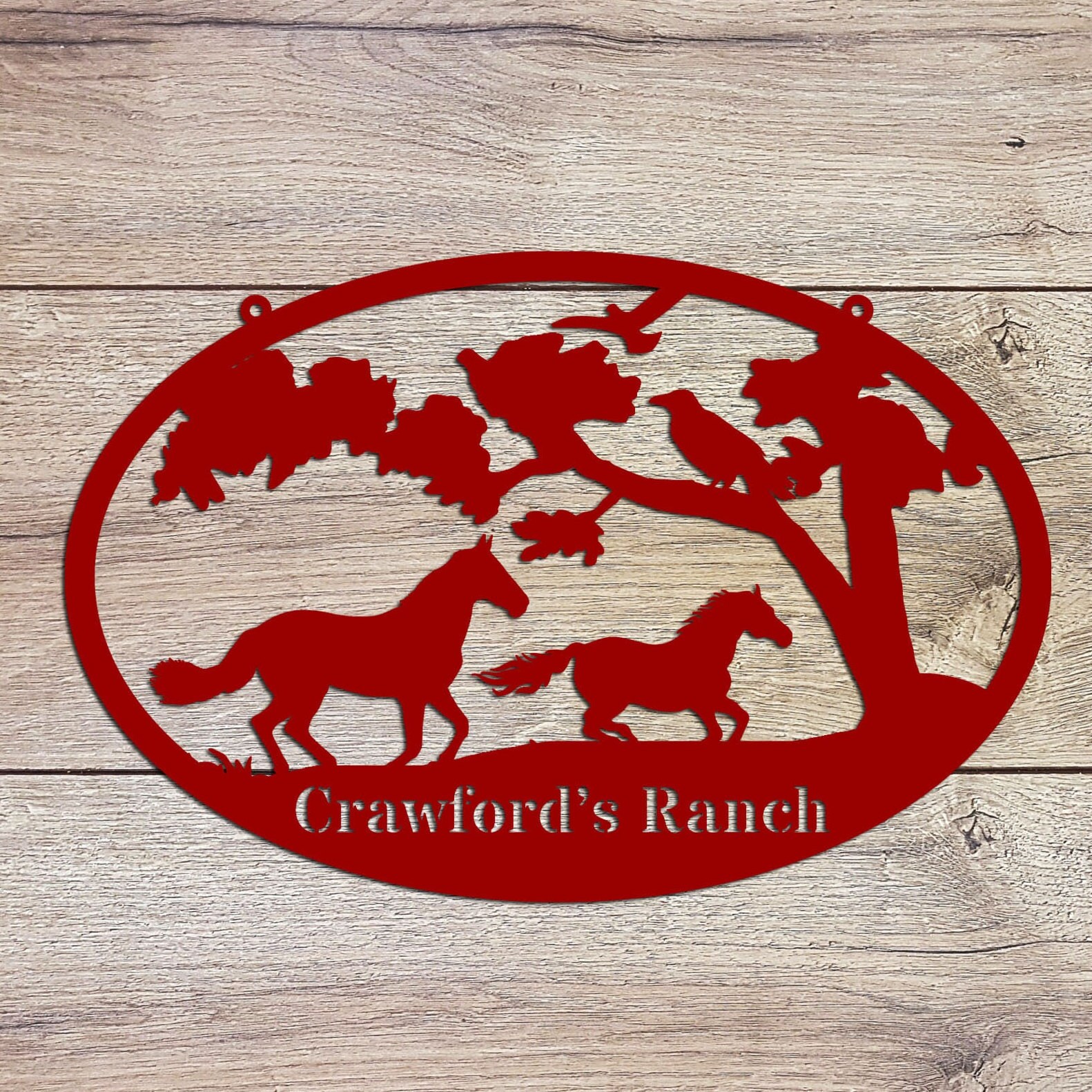 Custom Horse Metal Wall Art Ranch Metal Sign Ranch Decor Etsy