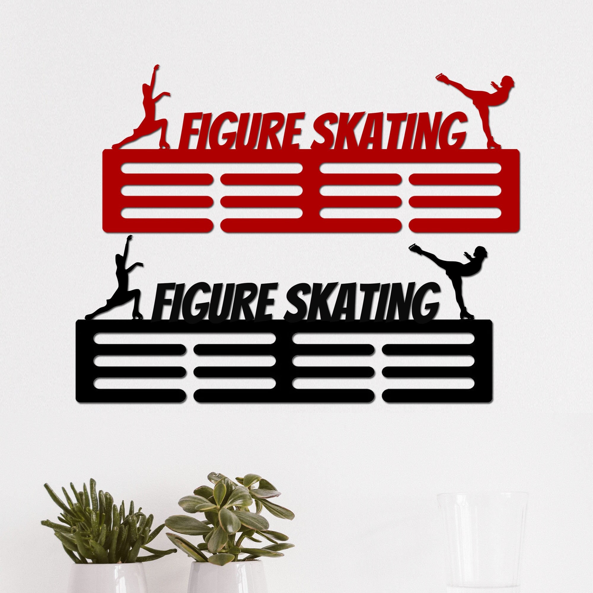 Custom Figure Skating Medal Hanger Figure Skating Medal Holder With ...