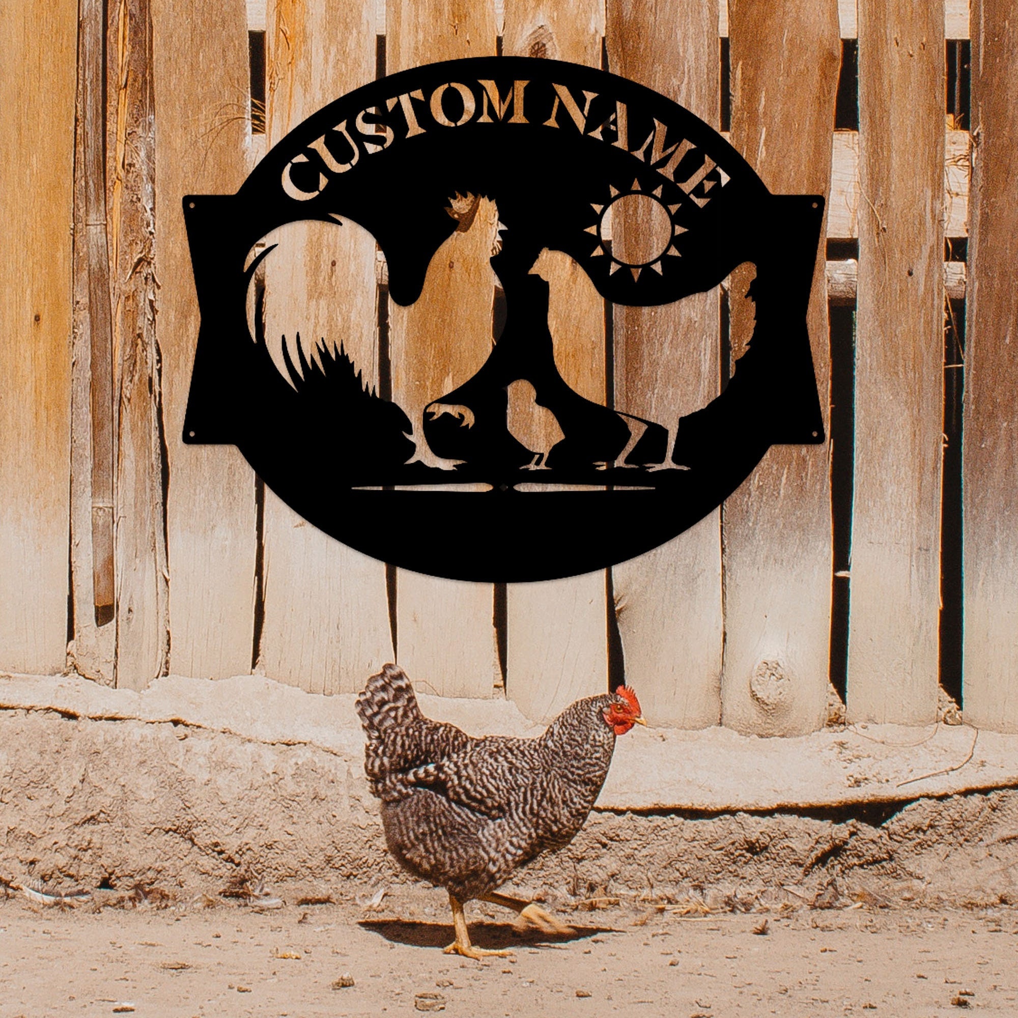 Pvc Chicken Signs Personalized Chicken Coop Metal Sign Hen House Decor Farmhouse Wall ...