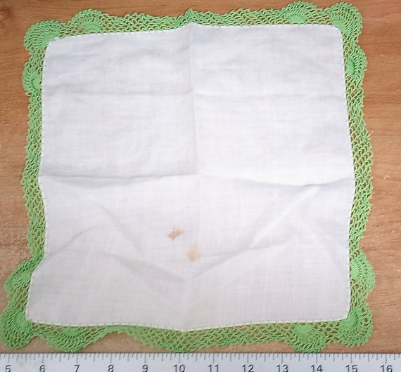 Vintage Ladies Handkerchiefs White Cotton Hankies… - image 8