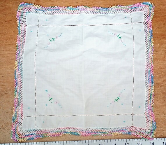 Vintage Ladies Handkerchiefs White Cotton Hankies… - image 4