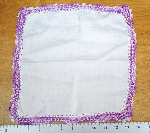 Vintage Ladies Handkerchiefs White Cotton Hankies… - image 2