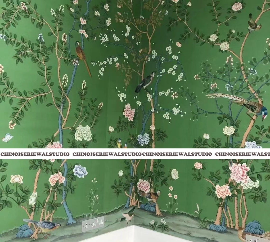 Chinoiserie Wallpapers Chinoiserie Panels Hand Painted Artworks on