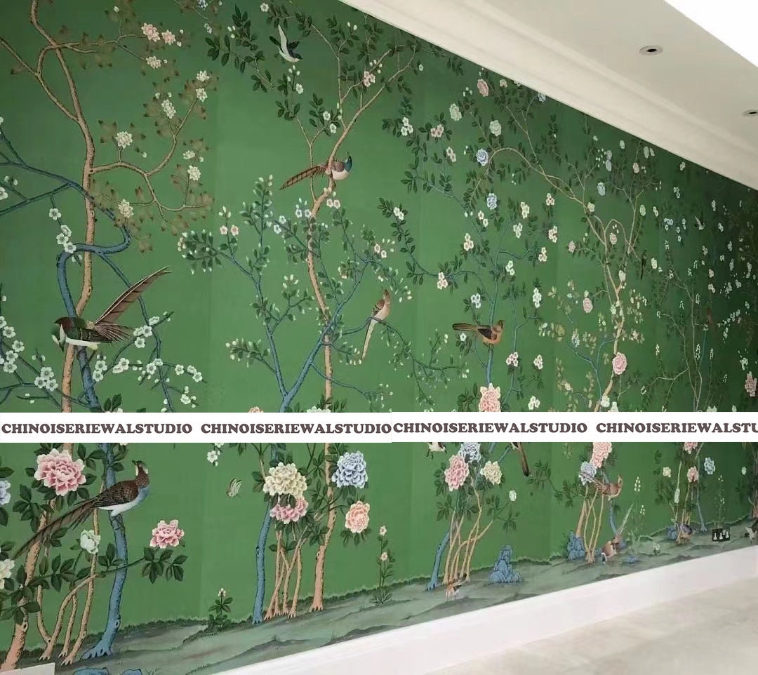 Chinoiserie Wallpapers Chinoiserie Panels Hand Painted Artworks on