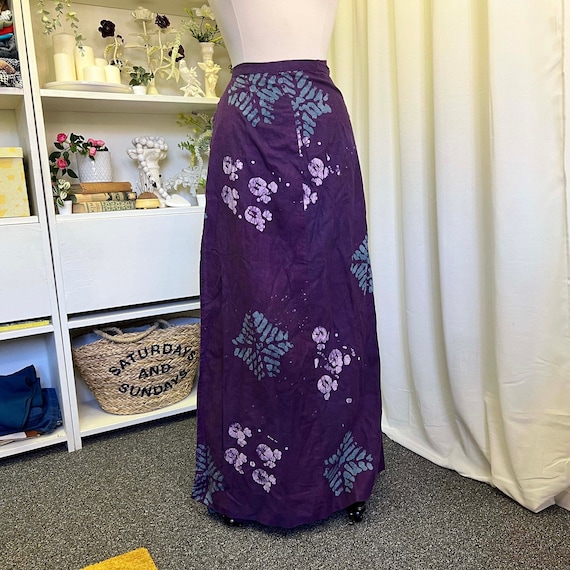 Early 70s Batik Skirt from India Imports of Rhode Island Inc.