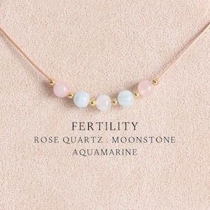 Fertility crystal necklace clearance