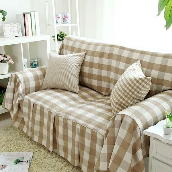 Couch Slipcover Etsy