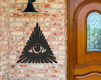 Third Eye Metal Wall Art: Spiritual Ajna Decor