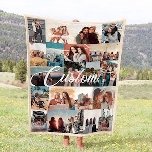 Custom Photo Collage Blanket: Unique Family Keepsake Gift