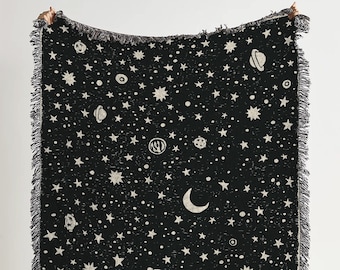 Manta tejida espacial: Tapiz de astrología celestial