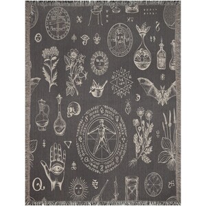 Alchemy Gothic Witch Blanket