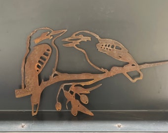 Kookaburra- Australian Garden Art Tree Decoration - Metal Wall Art - Tree Topper - Garden Ornament - Australian Native Animal