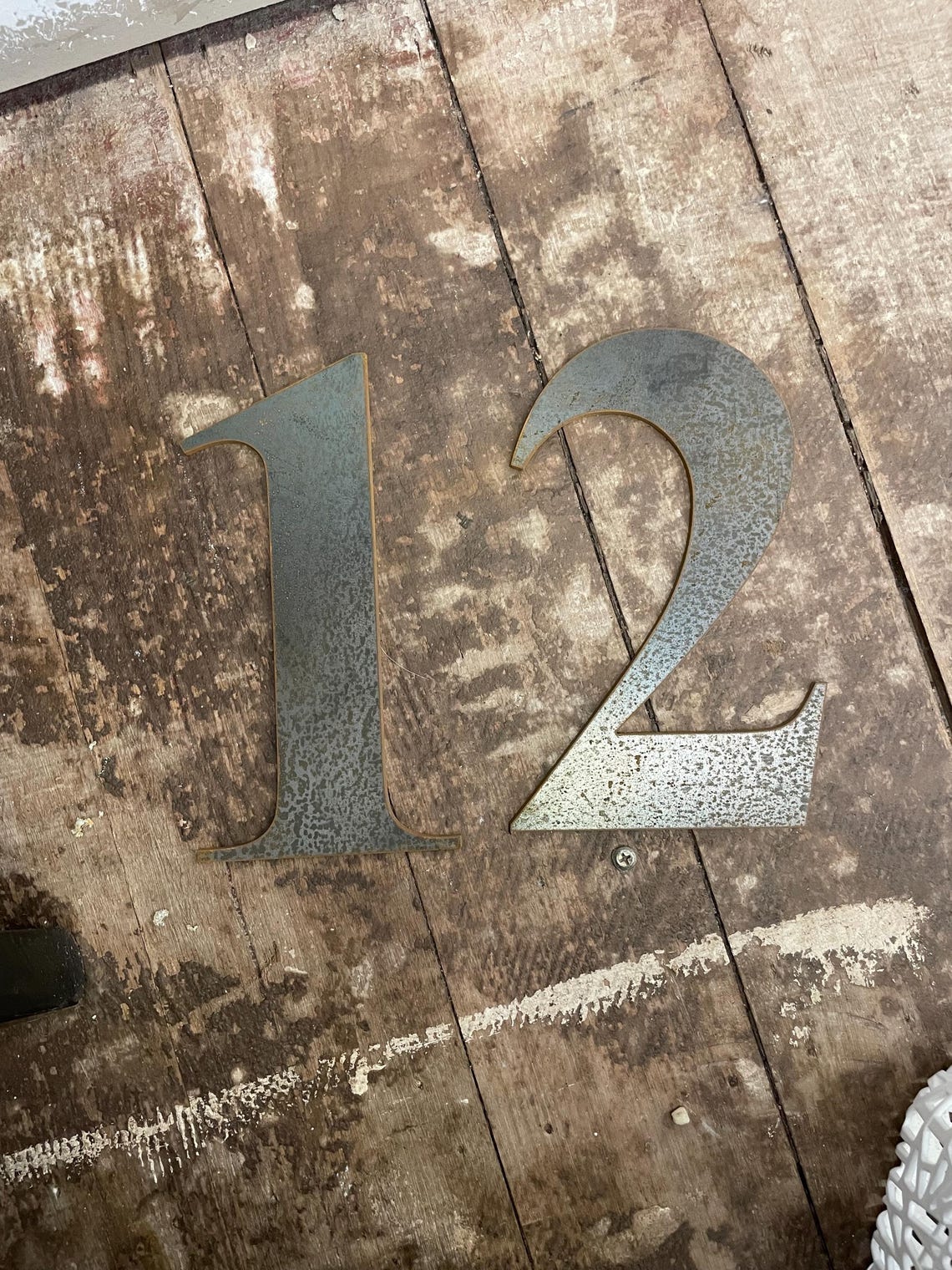 Classic House Numbers - Property Numbers - 3mm Thick - Garden Art ...