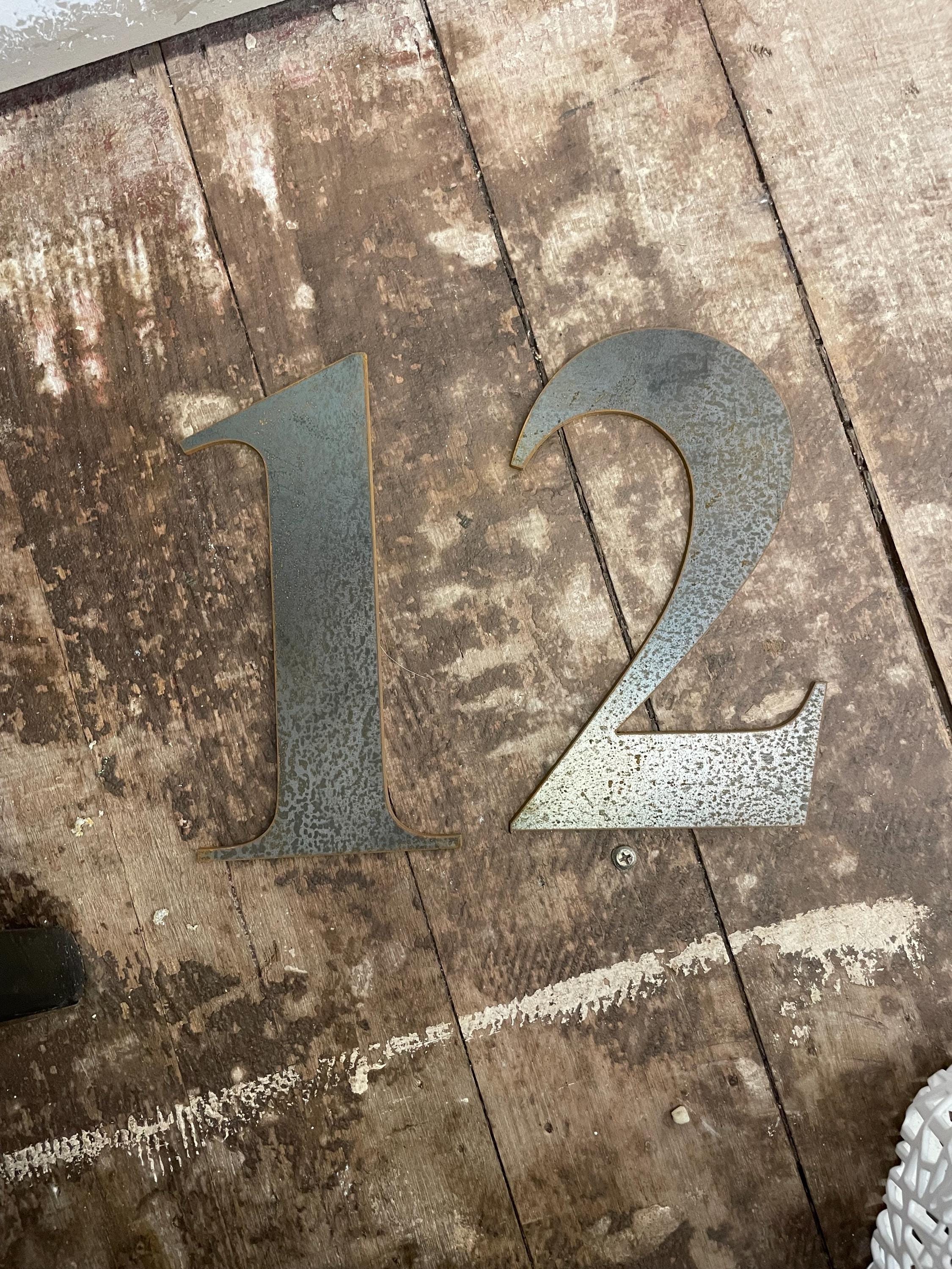 Popular Properity Numbers Classic House Numbers - Property Numbers - 3mm Thick - Garden Art ...