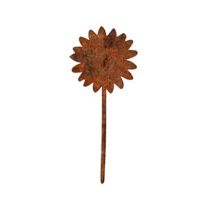 Flower - Garden Art - Pot Plant Decoration - Garden Stake - Metal Wall Art - Fake Artificial Flowers