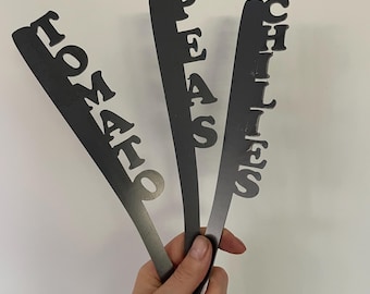 Metal Garden Plant Stake - Rusty Wall Art- Australian Foods - Gift for Gardener - Garden Sculpture - Vegetable and Herbs