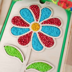 Flisat fillable tray, spring fillable topper, Trofast, flower with petals  topper, 3D fillable tray, Sensory play, Ikea flisat, Montessori