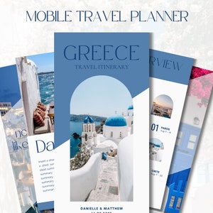 Pianificazione e itinerario di viaggio mobile - Grecia