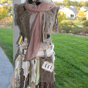 Wasteland Post Apocalypse Distressed Tattered skirt