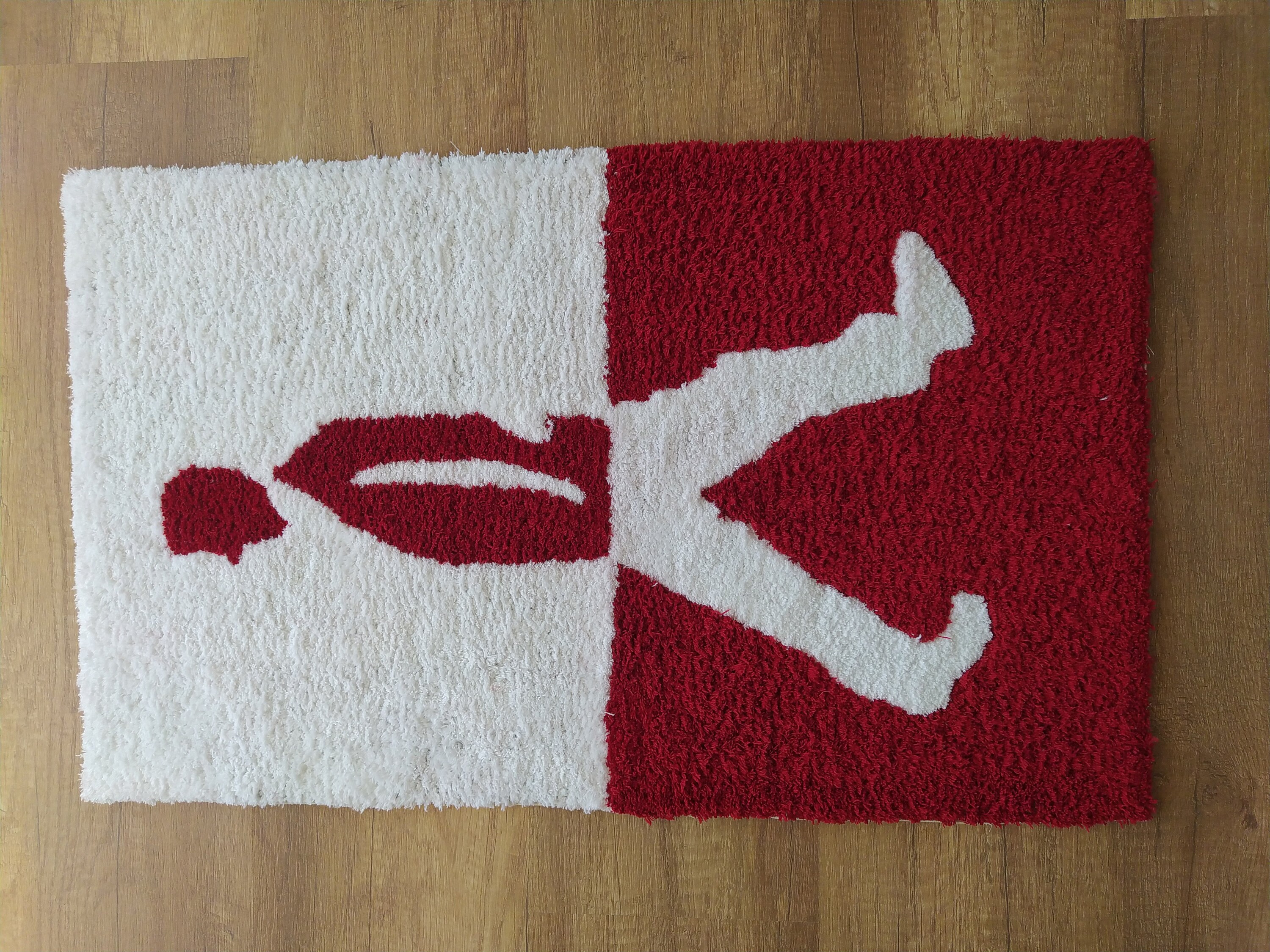 Walking Man Handmade Tufted Rug Home Decor Enjoyable - Etsy