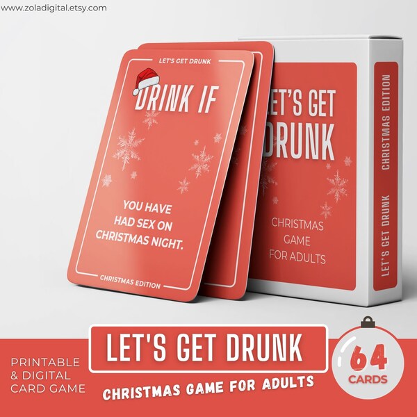 Drinking Card Game Printable Etsy
