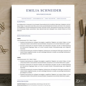 Modèles de CV et de lettre de motivation compatibles avec les systèmes de suivi des candidatures (ATS) pour Word et Pages. Modèles de candidature simples et classiques en allemand.