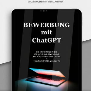 Postula con ChatGPT – búsqueda de empleo y creación de postulaciones con inteligencia artificial. Libro electrónico en alemán.