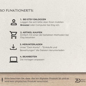ATS-friendly CV and cover letter templates for Word and Pages. Simple and classic application templates in German. image 9