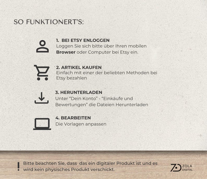 ATS-friendly CV and cover letter templates for Word and Pages. Simple and classic application templates in German. image 9