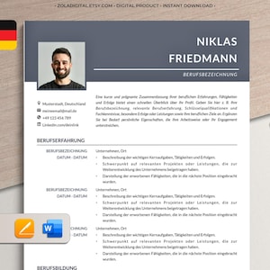 Plantilla de solicitud en Word o Pages: CV moderno, plantilla de portada y ejemplo de carta de presentación
