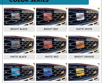 Amblem Stıcker Coatıng For Ibiza MK5Set-Vınıl Folıo-Stabılıyt Removıng -- Wıth Spcıal Colors