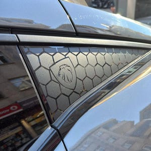 peugeot 408 - Für Spezielle Überzogene Set Selbstklebende Vinylfolie Selbstklebende Fensteraufkleber