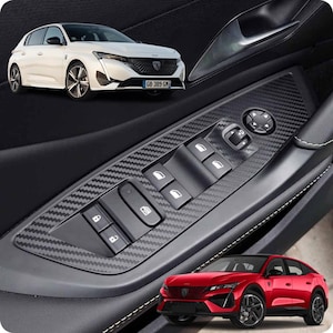 Peugeot 408 - 308P-5 Do Specjalnego Zestawu Powlekanego Folią Winylową Niestandardowo Ciętą Długotrwałą Różnicą Akcesoria Wygląd Węgla