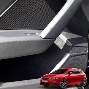 Seat Leon MK3 fluwelen voeringset interieur: anti-rammelaar, eenvoudige installatie