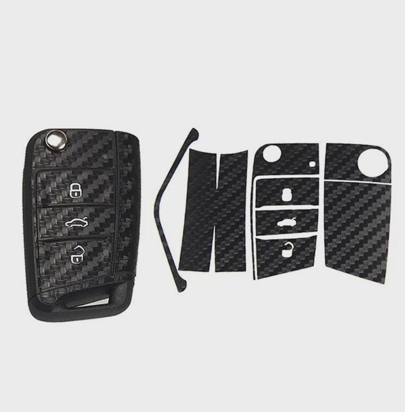 Carbon Look Interior Trim Kit for SEAT Ibiza MK5 2017–2024 Dashboard Vinyl image 7