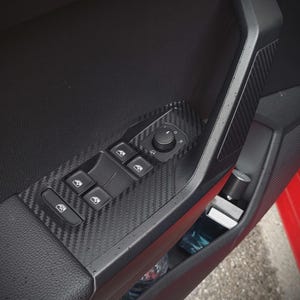 Carbon Look Interior Trim Kit for SEAT Ibiza MK5 2017–2024 Dashboard Vinyl image 6