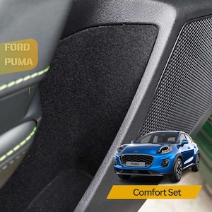 Ensemble confort pour compartiments Ford Puma Revêtement d'isolation phonique anti-vibration, isolation