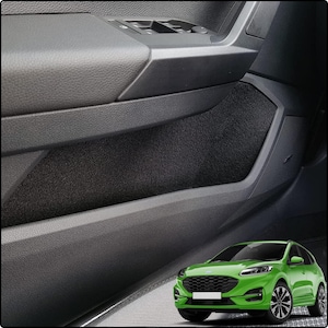 Komfort Set für Ford Kuga Ablagefächer Anti-Vibrations-Schallisolierung,Isolierfilz,Self-Fit-Schnitt