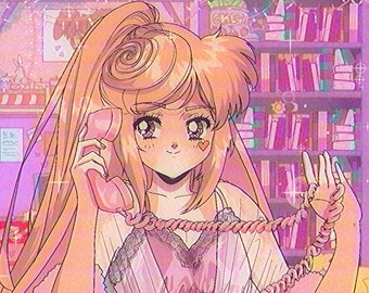 Apari art apparel 90s 80s retro anime aesthetic vapor retro wave pop kawaii  girl japanese inktober Japanese pop art Retro art Anime HD phone  wallpaper  Pxfuel